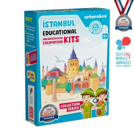 Arkerobox Turnul Galata - Kit Arheologic Educativ - imagine 4