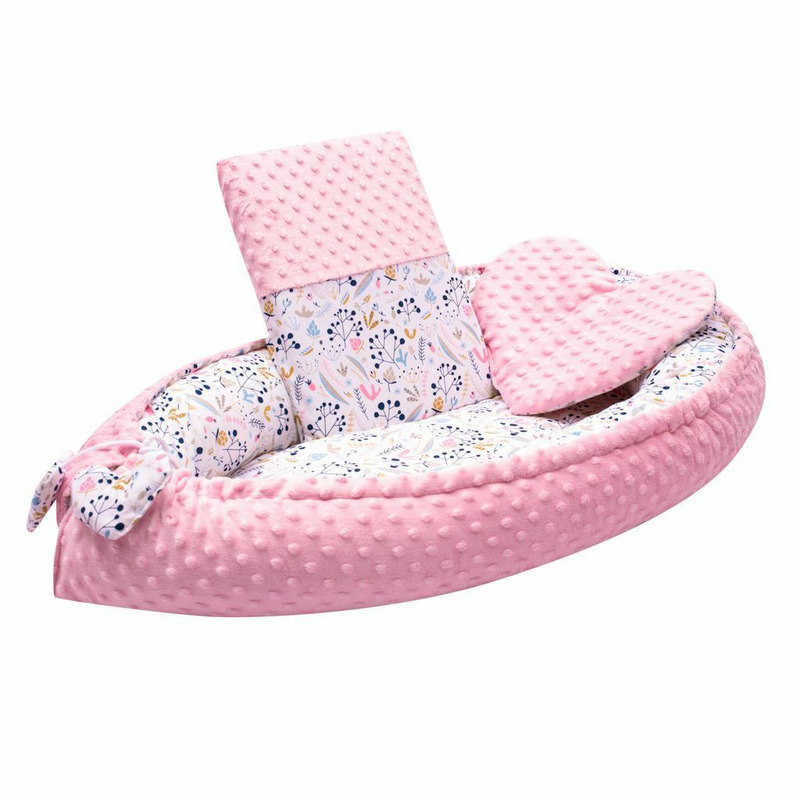 Set Cuib New Baby Baby Nest 3 Piese Minky