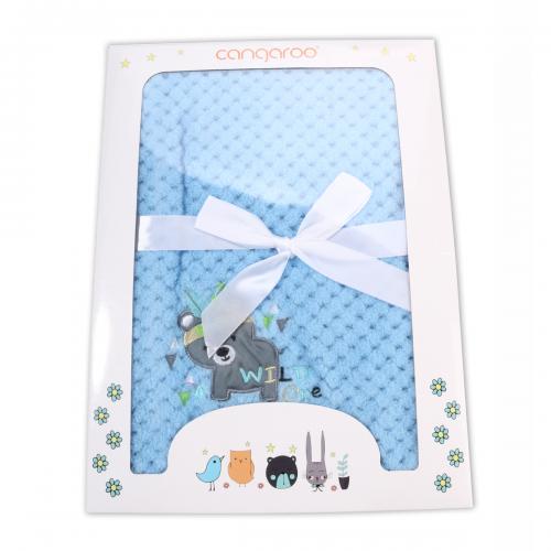 Paturica Cangaroo Freya Blue pentru Copii