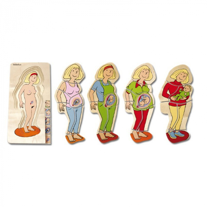 Puzzle Stratificat Mama și Copilul Beleduc - 120 RON