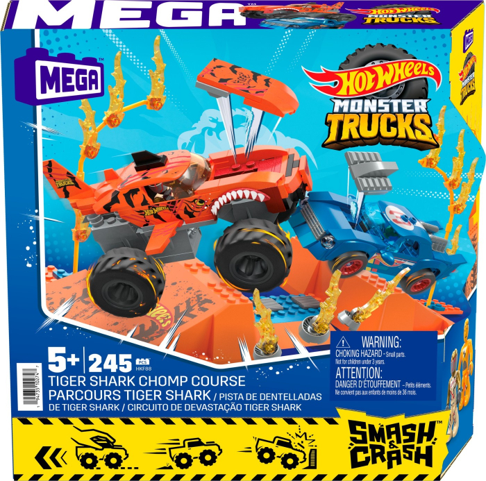 Hot Wheels Monster Truck Tiger Shark Cursa