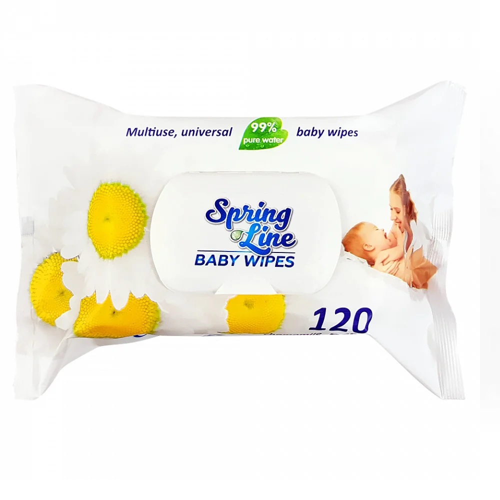 Doctor wipes Servetele Mușețel Pop-Up 120b - imagine 3