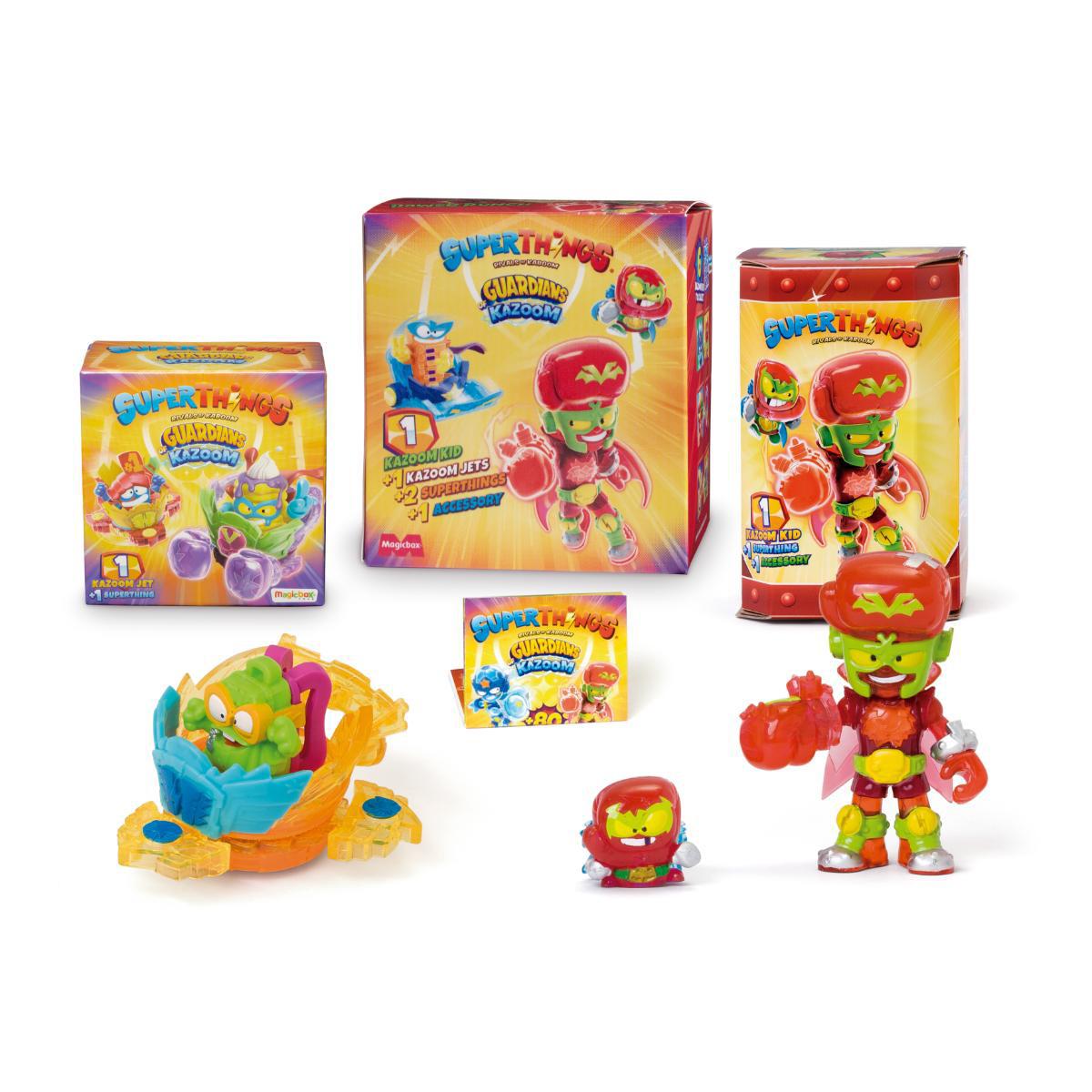 Set 3 Figurine SuperThings Kazoom Kid & Slider