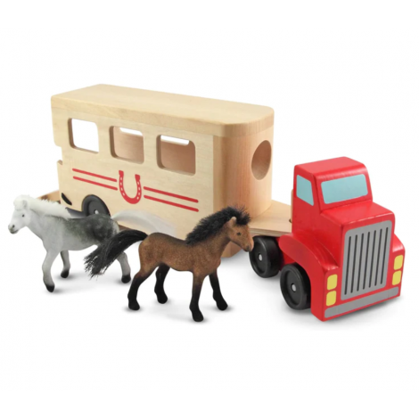 Camion Transportor Cai Lemn Melissa & Doug