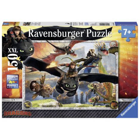Puzzle Dragons Ravensburger 150 Piese - Aventură