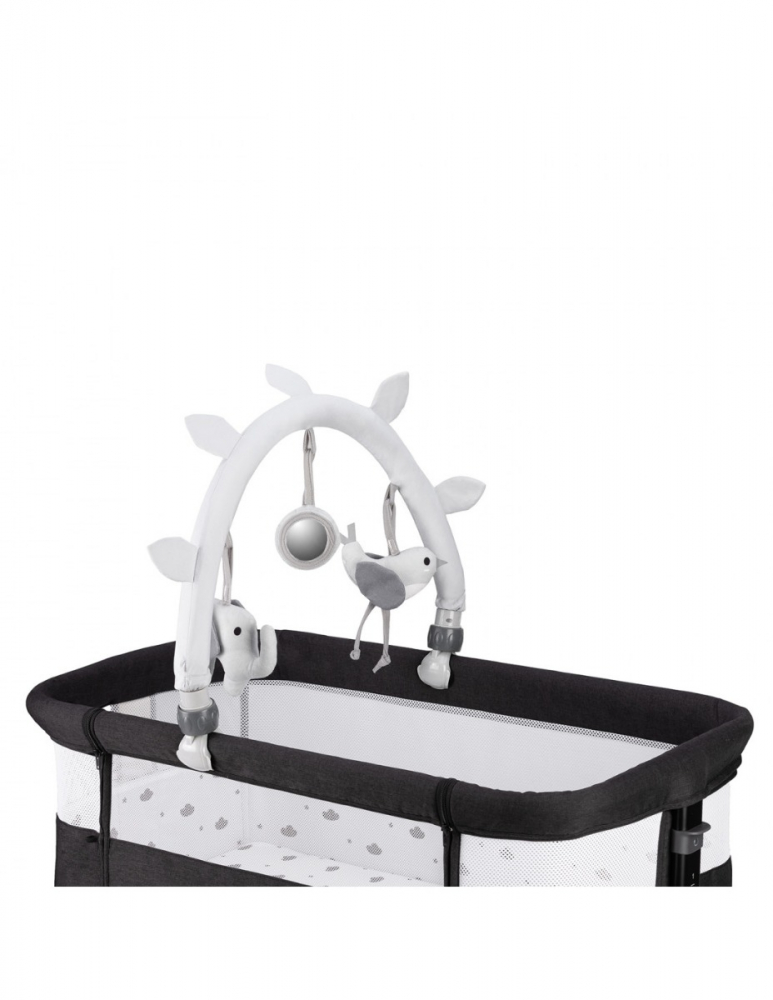 Patut Co-sleeper MoMi Revo Black, 2-in-1 - imagine 5