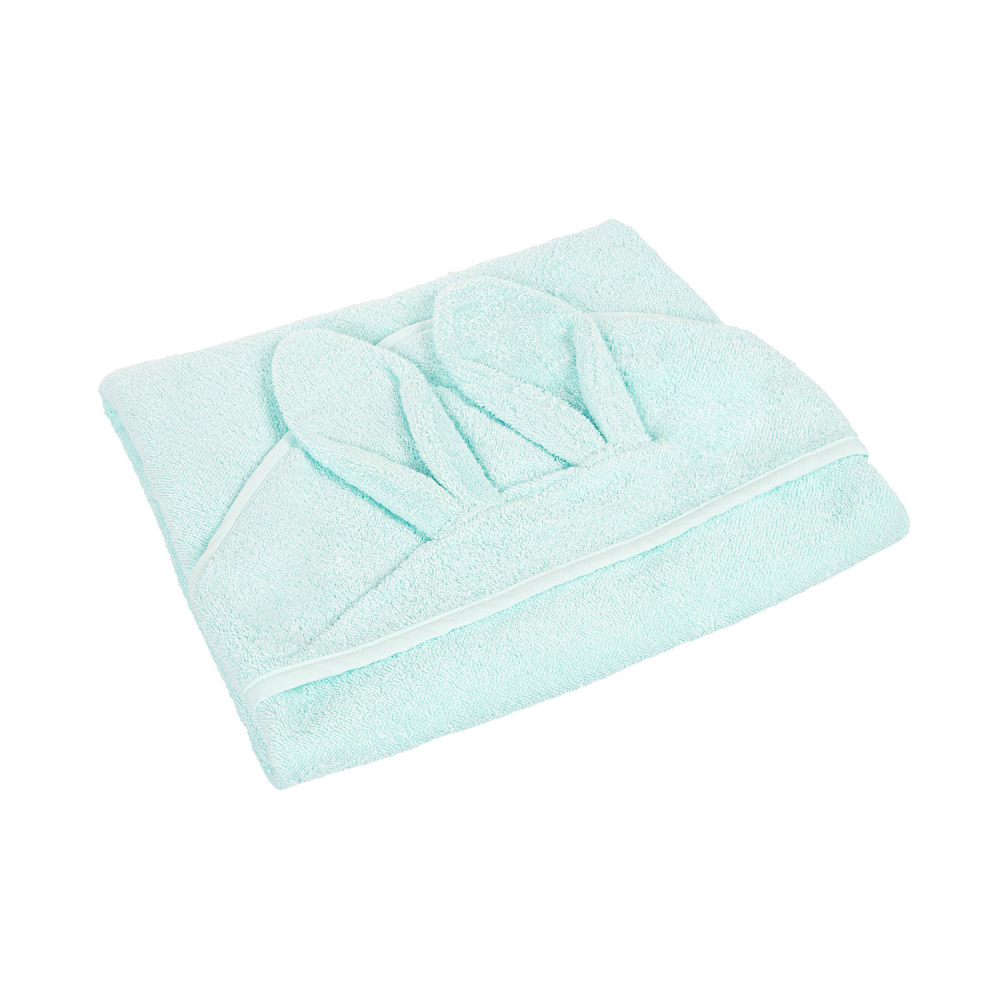 Prosop Copii cu Gluga Canpol, 100x100 cm, Turquoise