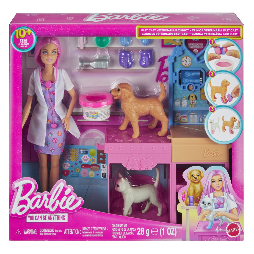 Mattel Barbie Clinica Veterinară - Joc Educativ
