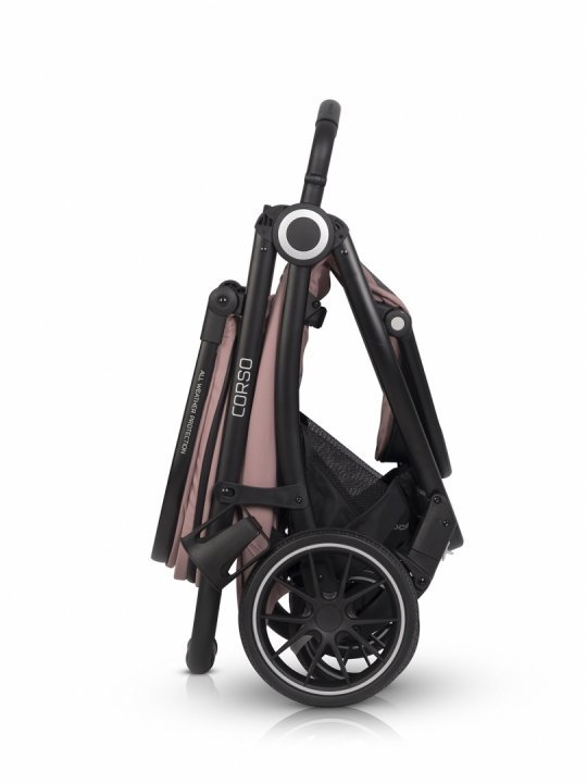 Carucior Euro-Cart Corso Aluminiu Rose - imagine 7