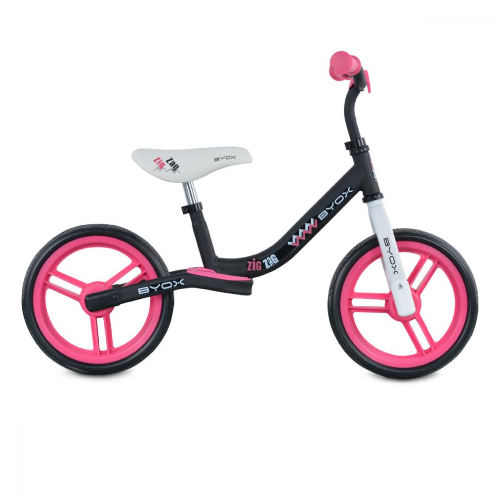 Bicicleta Byox Zig-Zag Pink 12" Fără Pedale