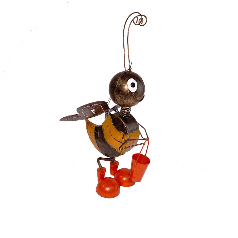 Decor Grădină Albină cu Galeată Diverse | 37cm - imagine 4