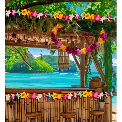 Ghirlandă Hawaii 3m Widmann | Decorațiuni - imagine 3