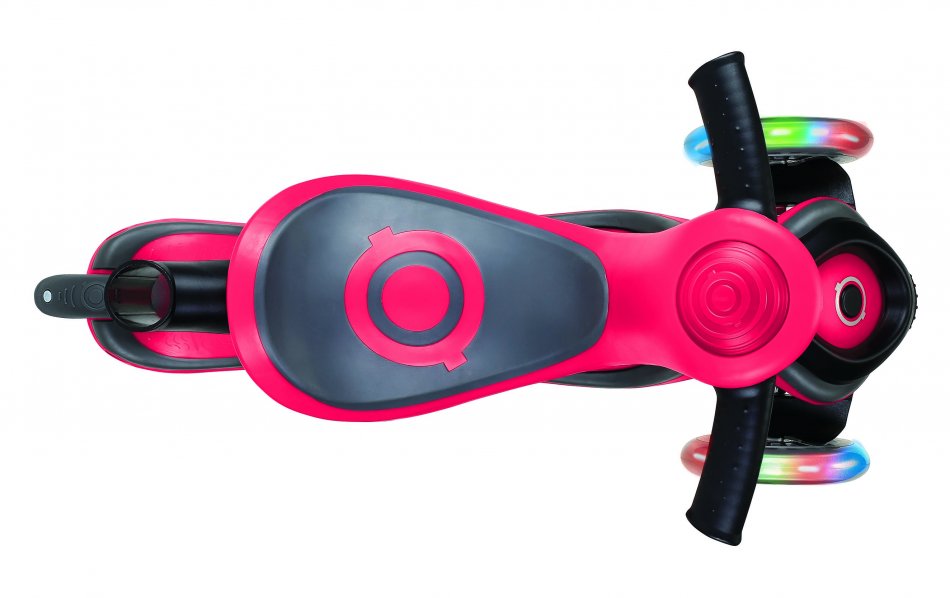 Globber Evo Comfort 4in1 Rosu, LED, Reglabila - imagine 2