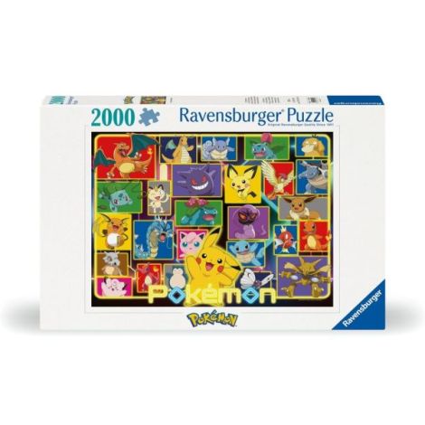 Puzzle Pokemon 2000 piese Ravensburger - Calitate Premium - imagine 2