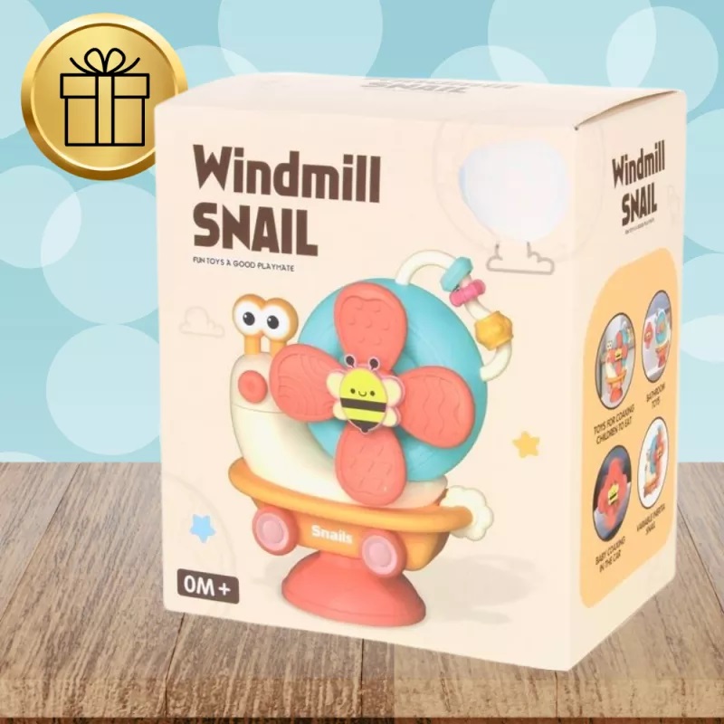 Jucarie Masa Windmill Snail Nicekids - imagine 8