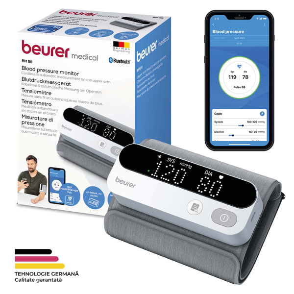 Tensiometru Beurer BM 59 Digital - Măsurare Precisă - imagine 5