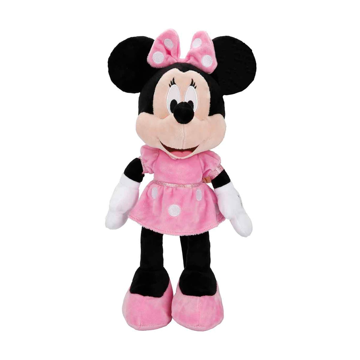 Jucărie Plus Disney Minnie Mouse 43 cm, Pufos și Sigur
