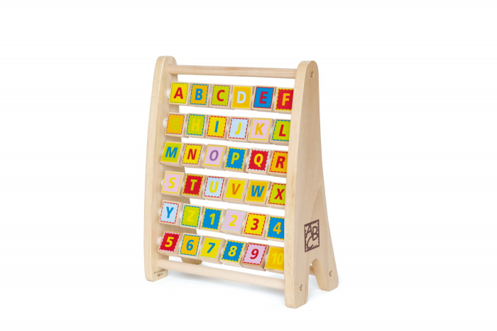 Hape Alfabetar și Abac Educativ din Lemn