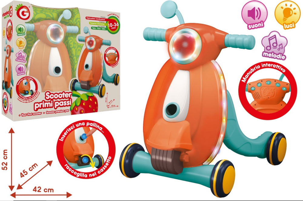 Antepremergator Globo Scooter - Primele Pași