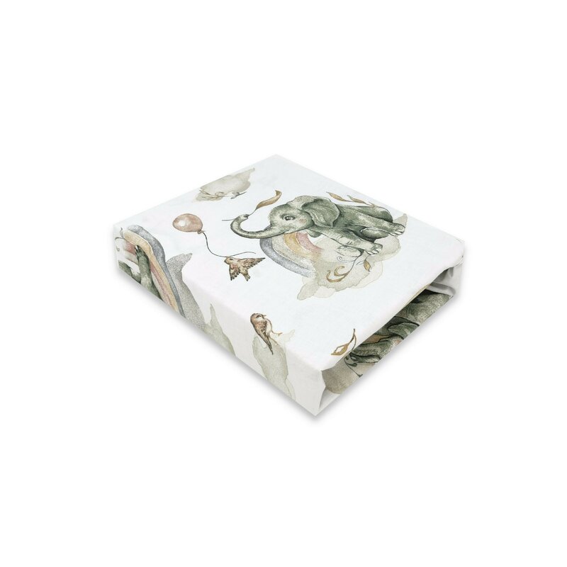 Cearceaf Bumbac Qmini Patut 140x70cm Oeko-Tex