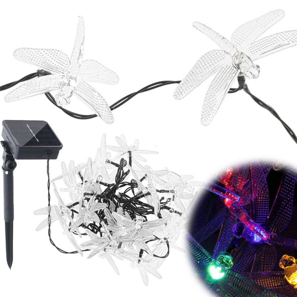 Lampi Solare Gradina Libelule 30 LED Ikonka - imagine 7