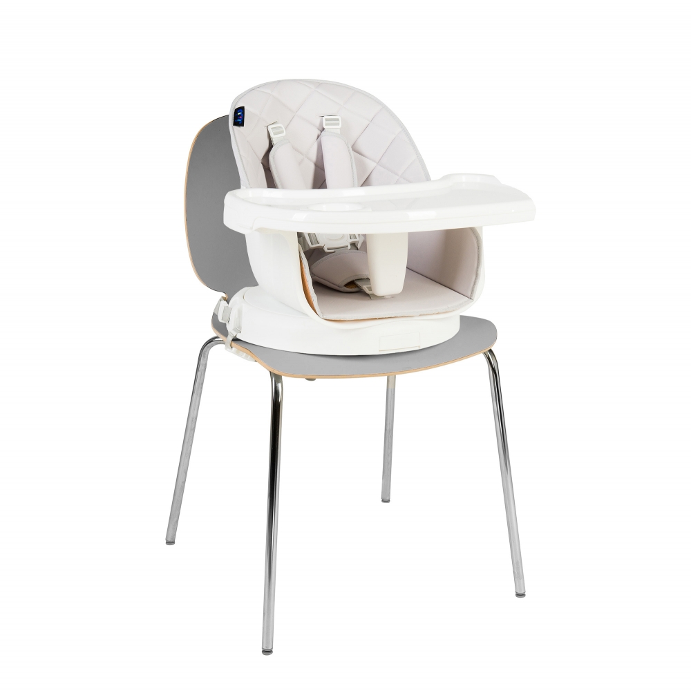 Scaun de masa 3in1 Juju EatTwist Gri - imagine 4