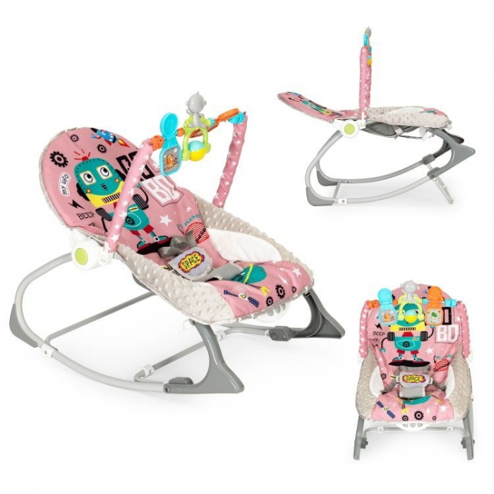 Balansoar 2 in 1 Ecotoys cu vibrații și sunete - imagine 3