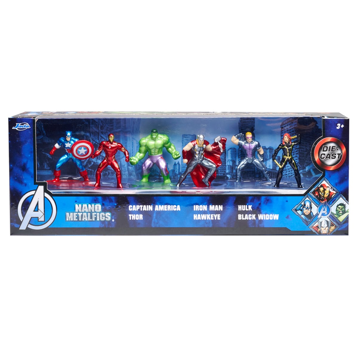 Set 6 Mini Figurine Metalice Jada Marvel