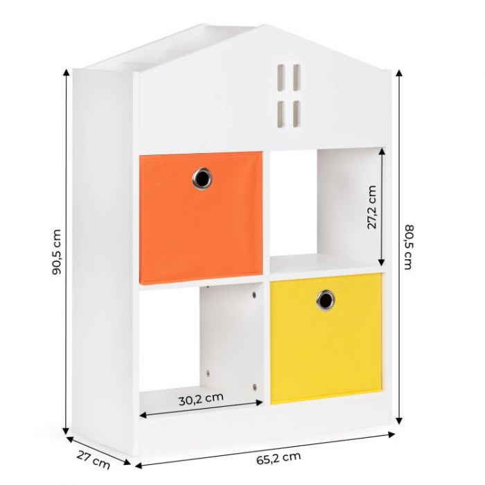 Organizator Jucării Ecotoys Casută ZKB-03A - imagine 3