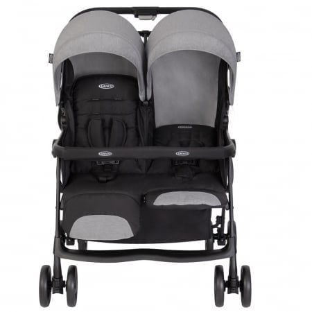 Carucior Gemeni Graco DuoRider Steeple Gray - imagine 2