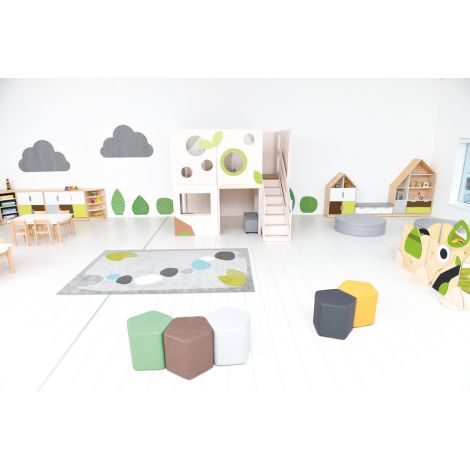 Complex Joacă Flora Moje Bambino - Lemn Interior - imagine 34