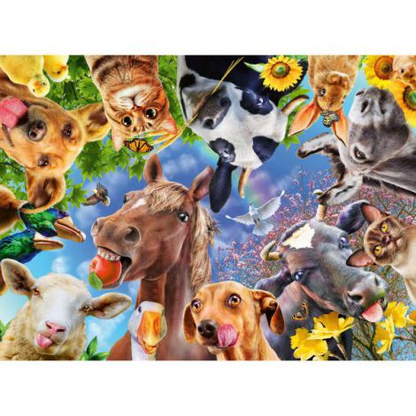 Puzzle Portret Animale, 200 piese, Ravensburger - imagine 2