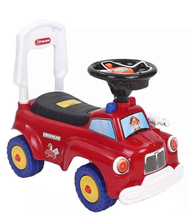Mașinuță Pompieri Nicekids, Fără Pedale, cu Sunete - imagine 9