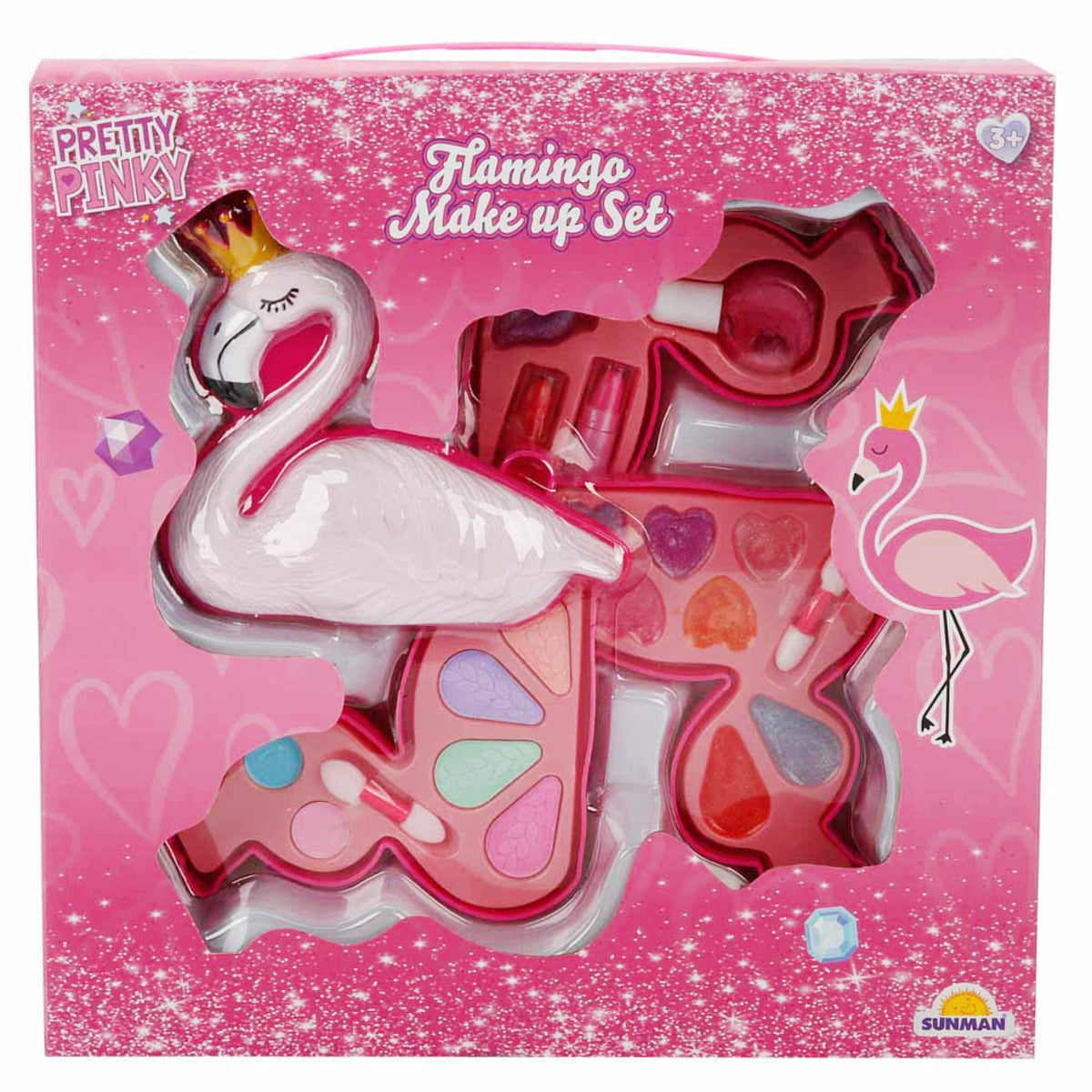 Set Machiaj 3 Niveluri Pretty Pinky Flamingo