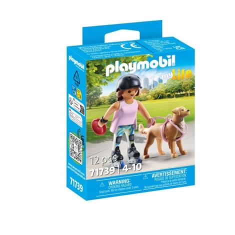 Playmobil Patinatoare cu Caine Retriever - imagine 2