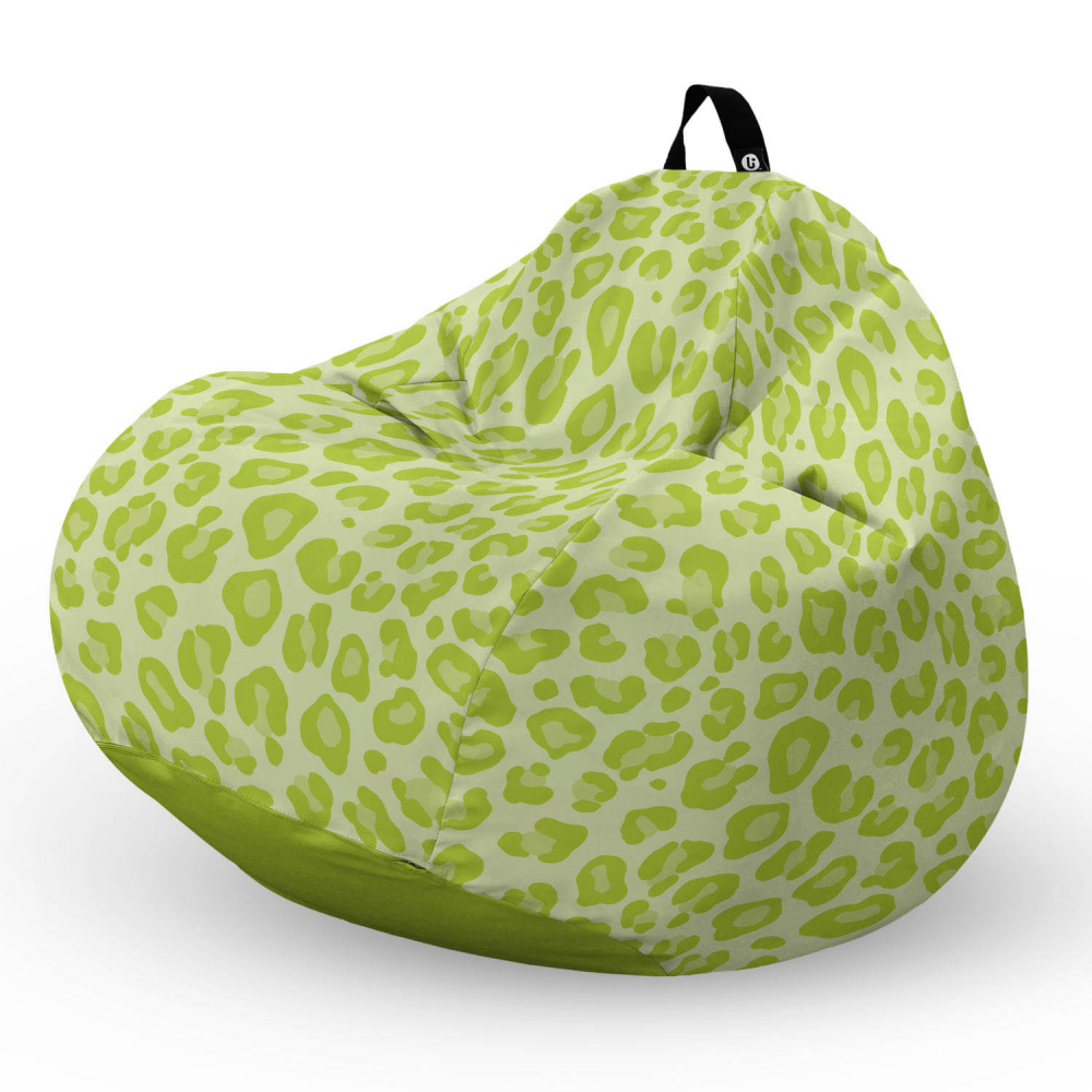 Fotoliu puf XL Updeco Leopard Green - imagine 5