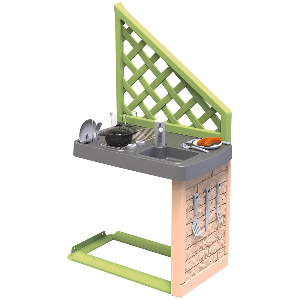 Bucătărie Smoby Life cu 17 Accesorii pentru Casută - imagine 6
