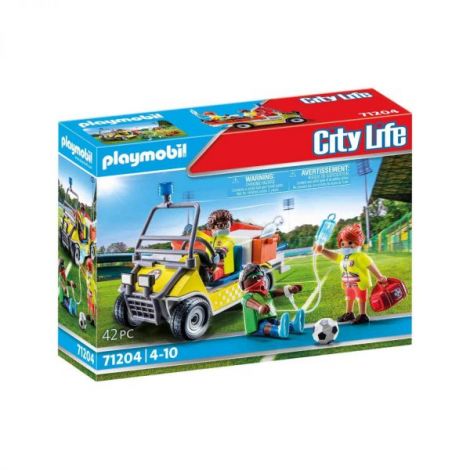 Vehicul Salvare Playmobil Galben | Aventură Heroică - imagine 2
