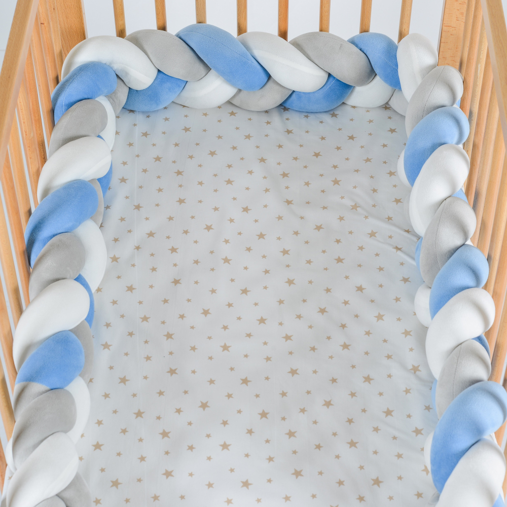Bumper Protector Cangaroo Braidy Blue - Eleganță și Siguranță - imagine 3