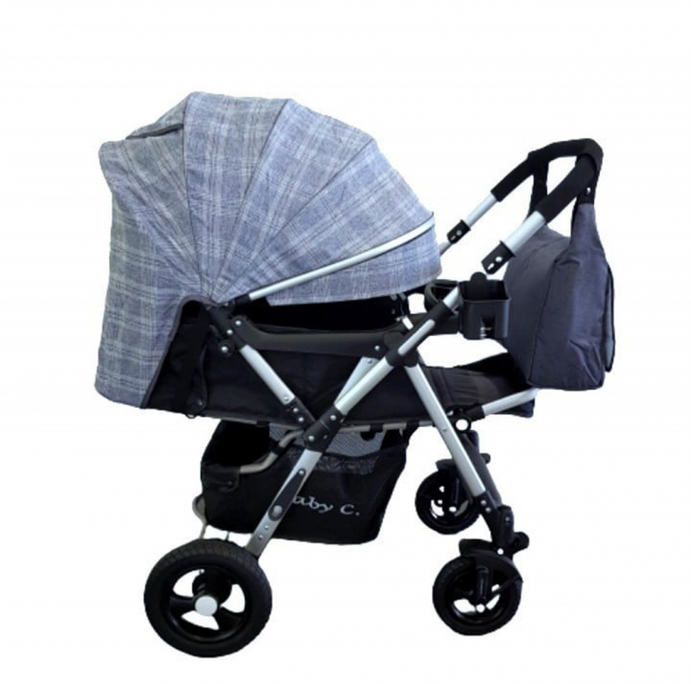 Carucior Baby Care PRO 511 Gri Jeans