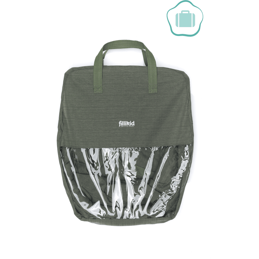 Scaunel masă portabil Fillikid Flexi Green Melange - imagine 9