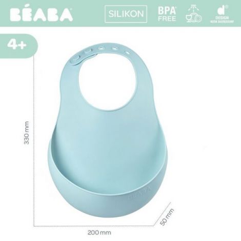 Baveta Silicon Beaba Airy cu Buzunar - imagine 4