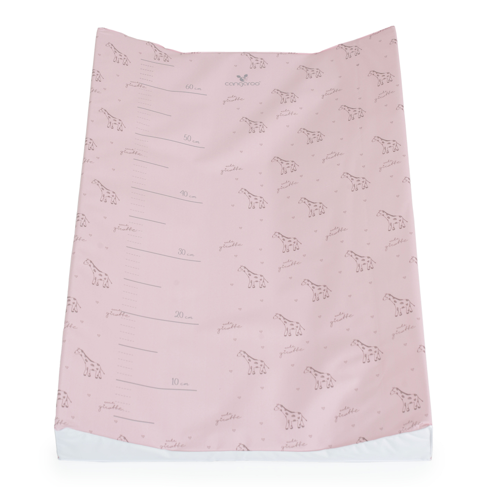 Saltea infasat Cangaroo Pink Giraffe 44x67 cm - imagine 4
