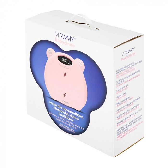 Cantar Electronic Vitammy Babycinno 4 in 1 Roz - imagine 3
