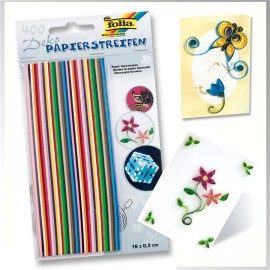 Set Hartie Quilling 400 Fasii Folia Paper