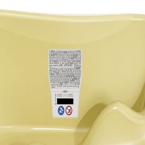 Cadita Ok Baby Onda Galben Ergonomica