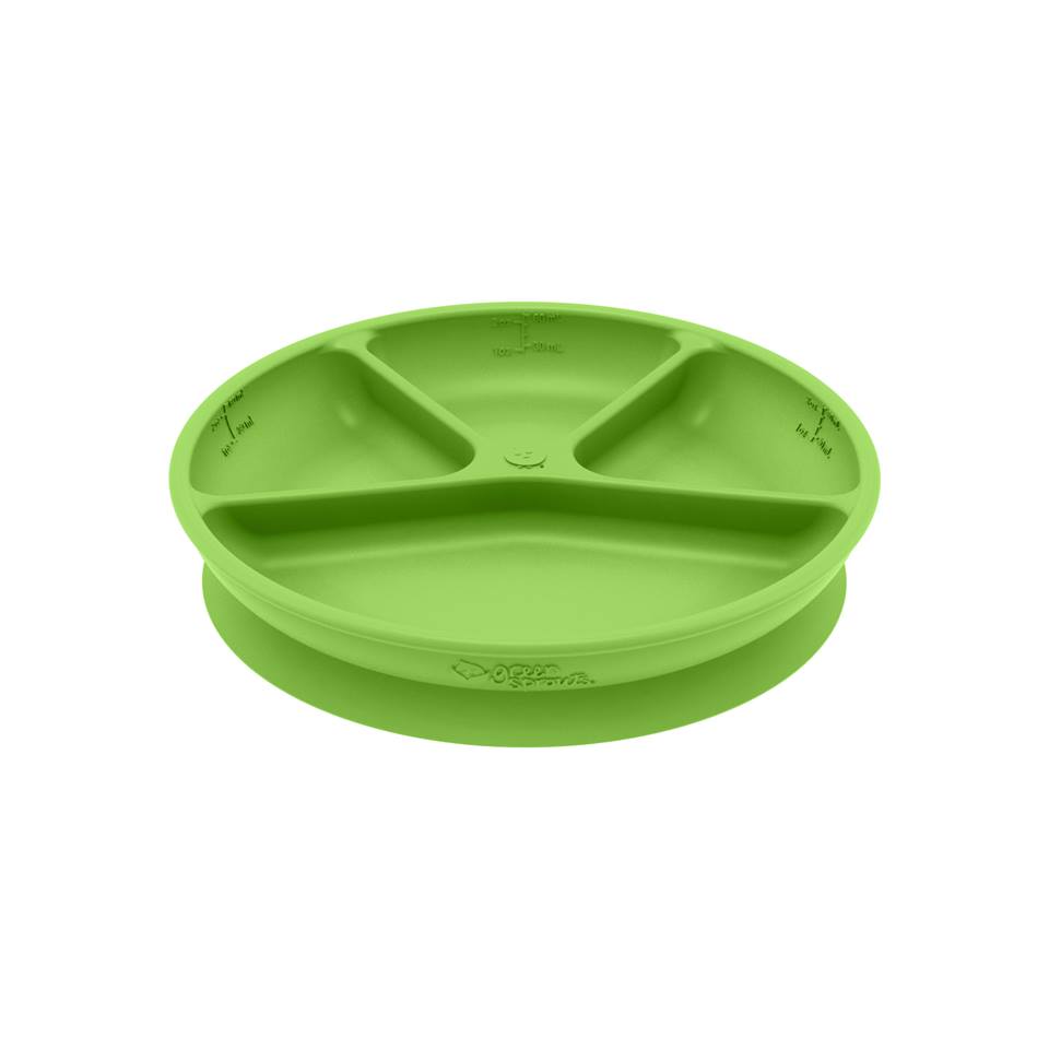 Farfurie Învățare Compartimentată Green Sprouts