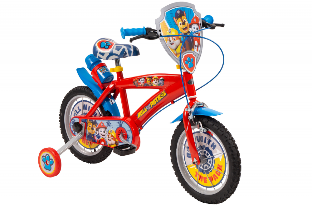 Bicicleta Toimsa Paw Patrol 14" Red cu Roti Ajutatoare