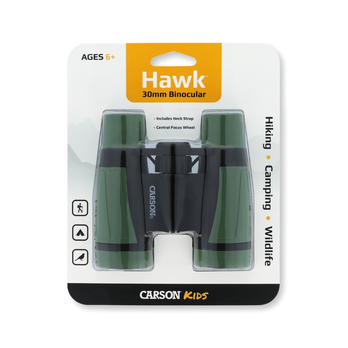 Binoclu Compact Carson Hawk pentru Copii - Explorare