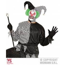 Mănuși Negre Scurte Halloween Widmann - imagine 3